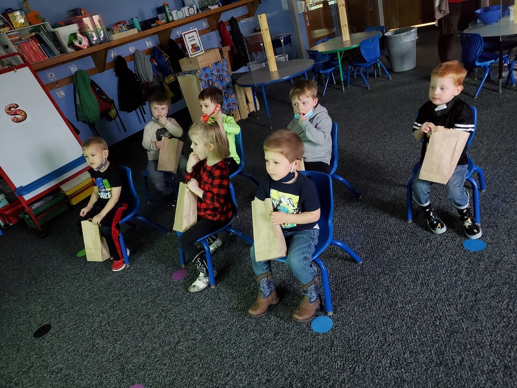 "Movie theater" fun friday in 3 year old Pre-K.