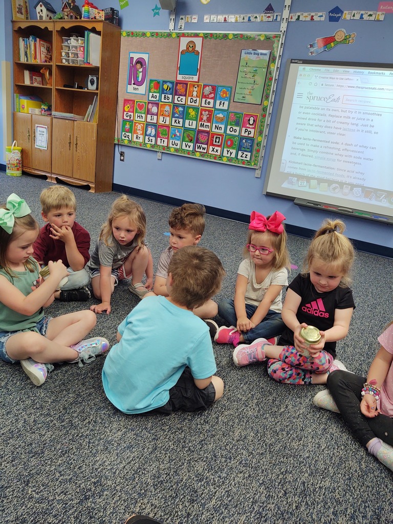 PM pre K making butter