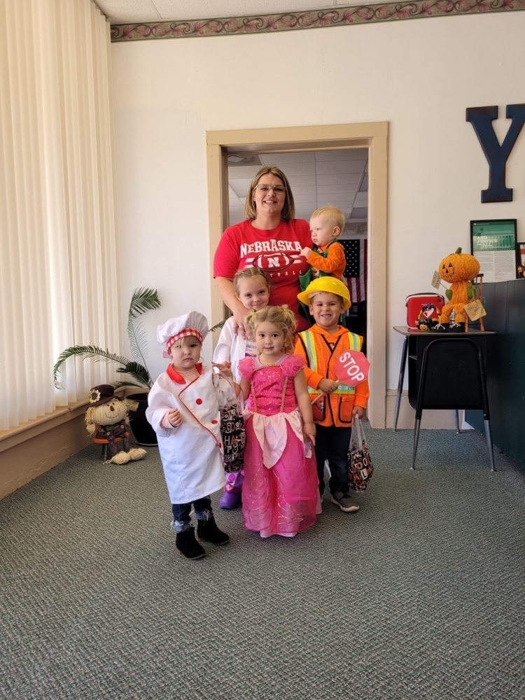 Tiny Tots Daycare made a stop to Trick or Treat at the Board Office today!! 